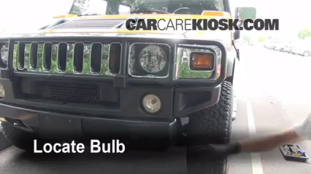 2003 Hummer H2 6.0L V8 Luces Luz de marcha diurna (reemplazar foco)